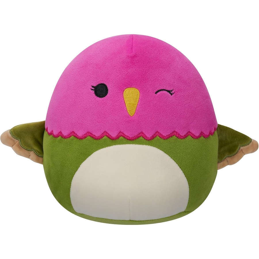 Squishmallows Na'lma The Pink and Green Winking Hummingbird 14 inch Plush