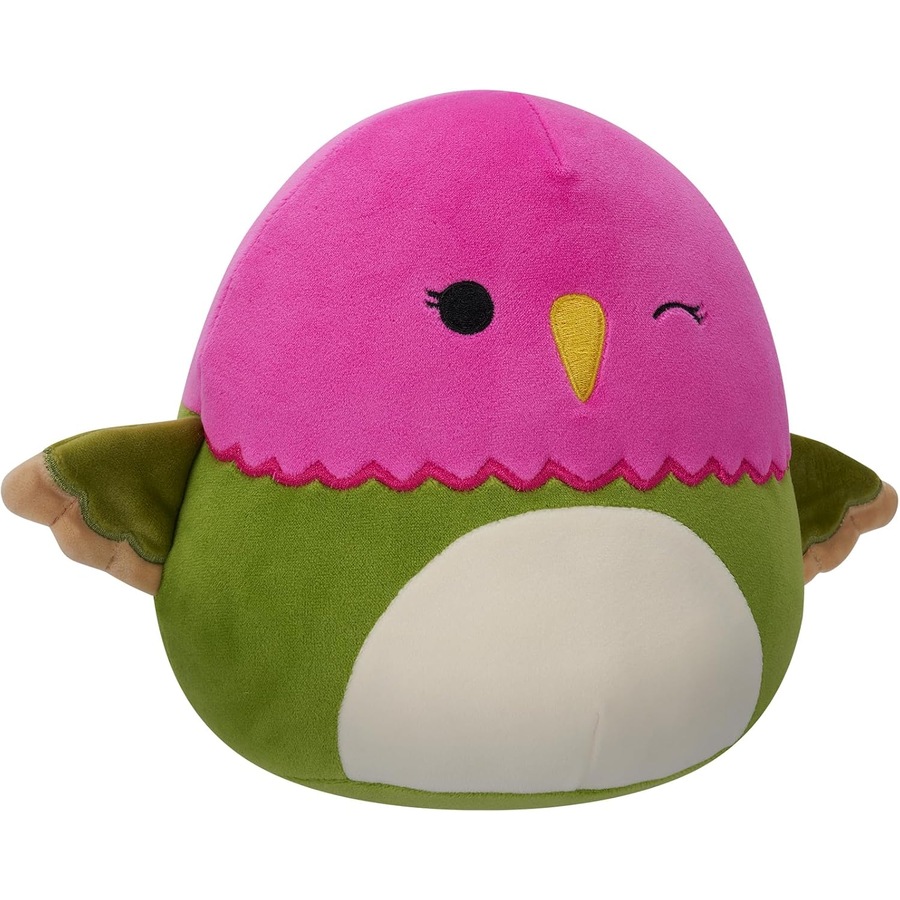 Squishmallows Na'lma The Pink and Green Winking Hummingbird 14 inch Plush