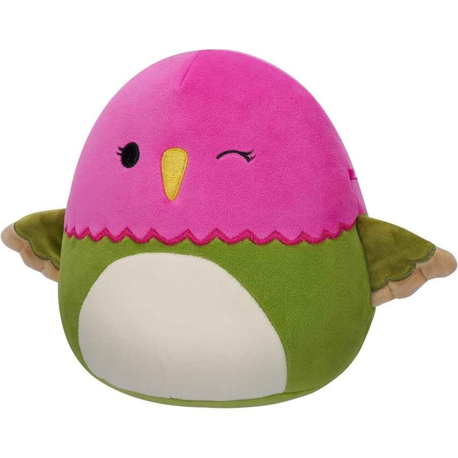 Squishmallows Na'lma The Pink and Green Winking Hummingbird 14 inch Plush