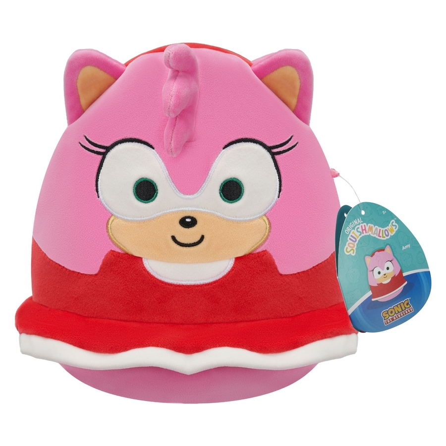 Squishmallows Sega Sonic the Hedgehog Amy Rose 8 inch Plush