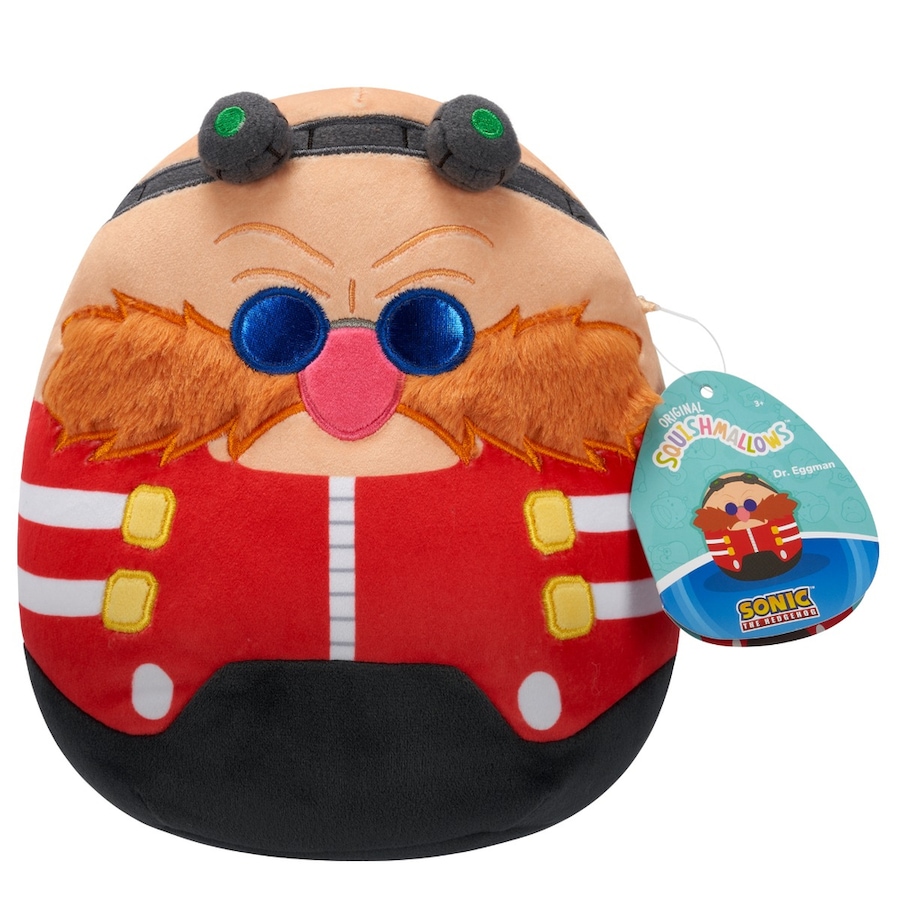 Squishmallows Sega Sonic the Hedgehog Dr Eggman 8 inch Plush