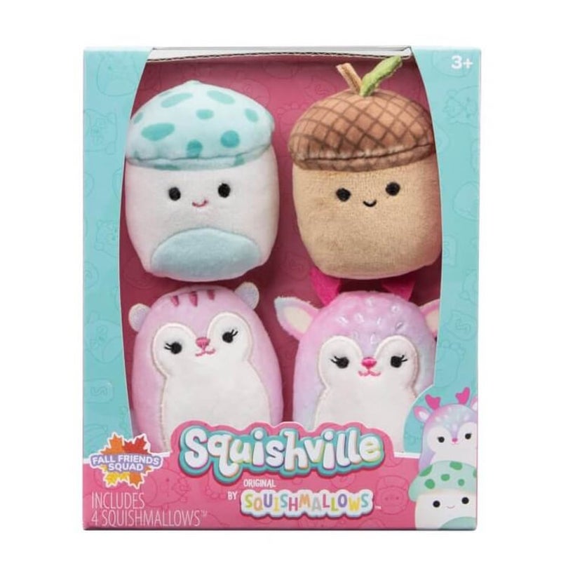 Buy Squishmallows Squishville Fall Friends Squad Mini Plushies - MyDeal