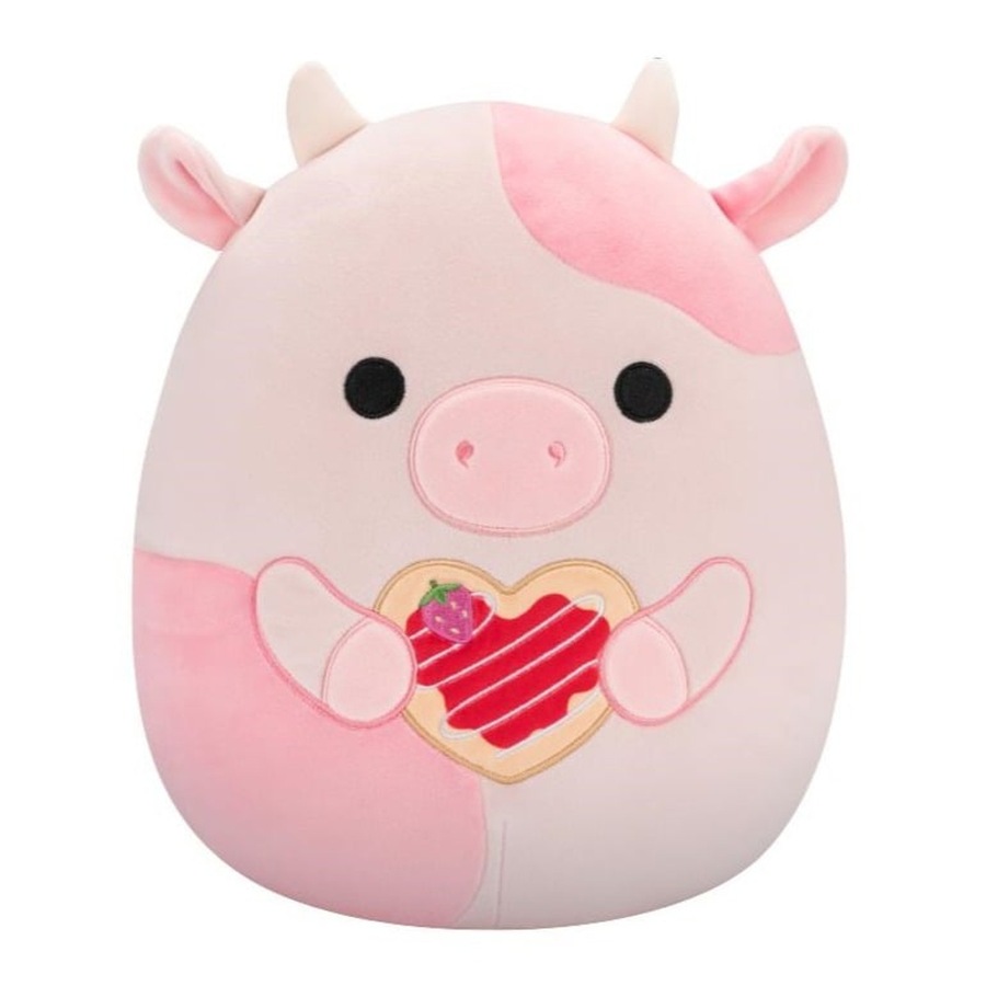 Squishmallows Valentines Day Reshma the Cow 12 inch Plush