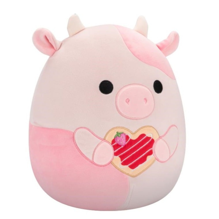 Squishmallows Valentines Day Reshma the Cow 12 inch Plush