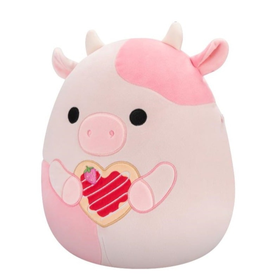 Squishmallows Valentines Day Reshma the Cow 12 inch Plush