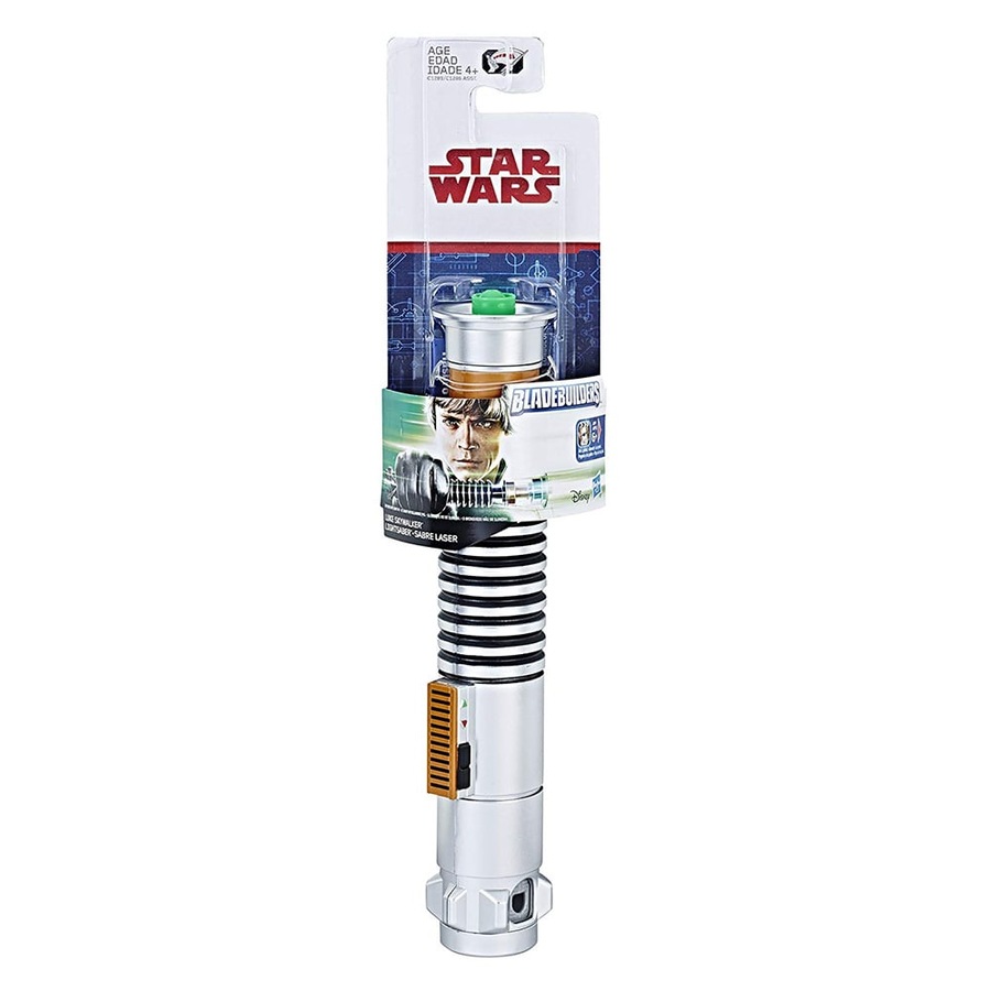 Buy Star Wars: Bladebuilders Luke Skywalker Extendable Lightsaber ...