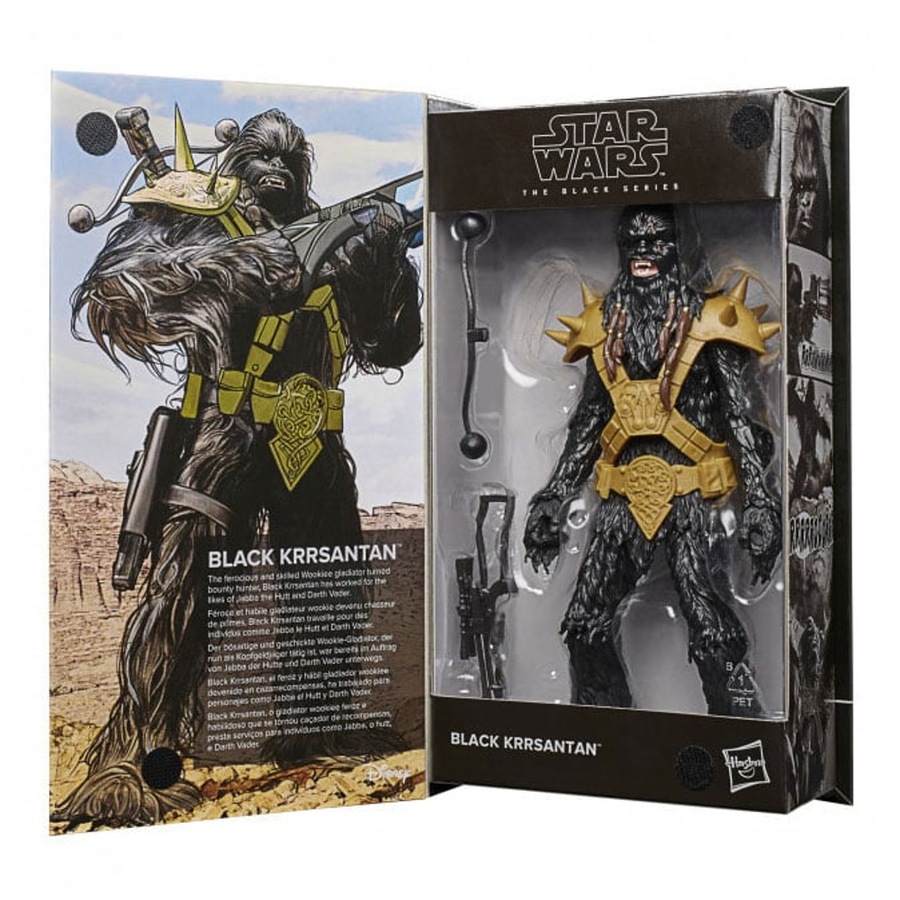 Star Wars The Black Series Comic Book Collectible Black Krrsantan 6 inch Action Figure