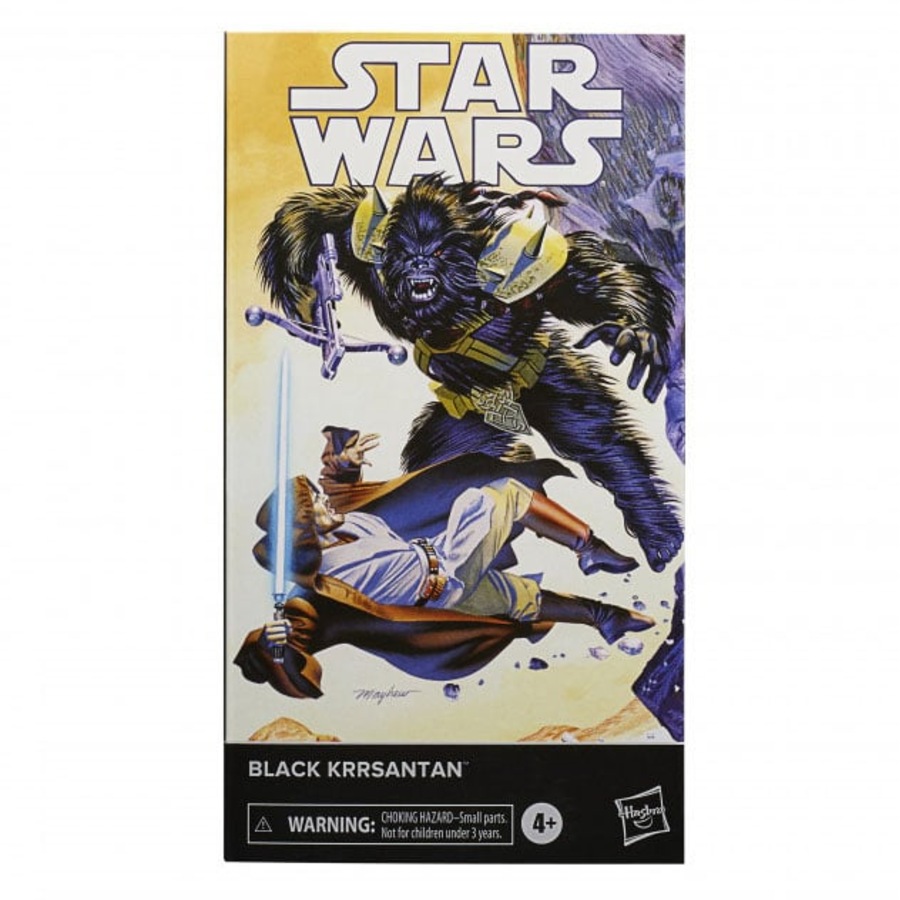 Star Wars The Black Series Comic Book Collectible Black Krrsantan 6 inch Action Figure