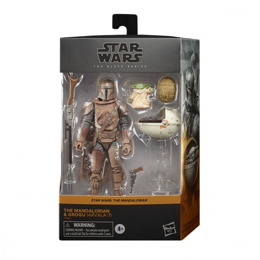 Star Wars The Black Series The Mandalorian and Grogu Arvala-7 Action Figures