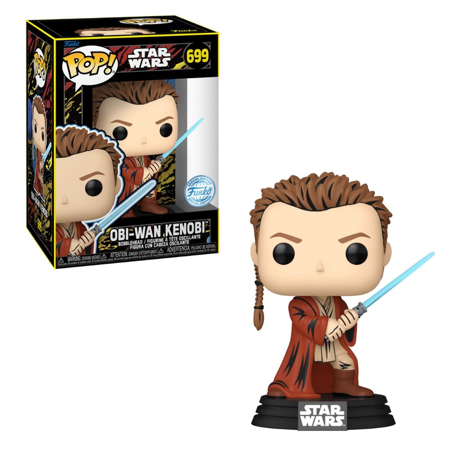 Star Wars The Phantom Menace 25th Anniversary Obi-Wan Kenobi Retro Funko POP! Vinyl