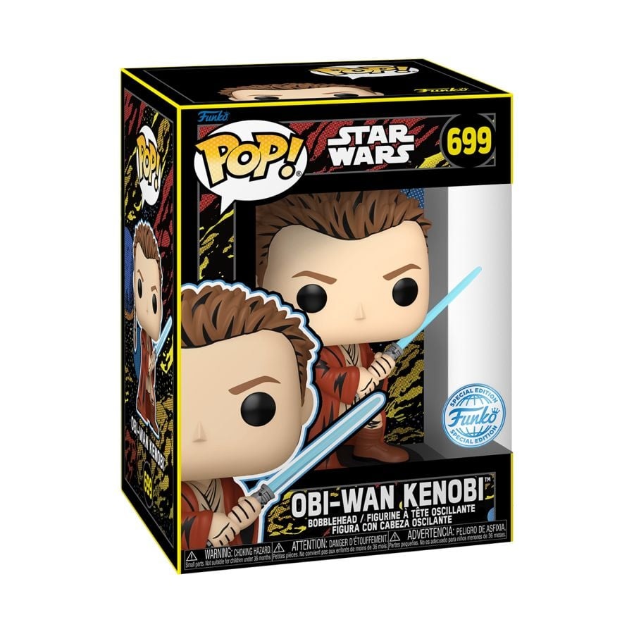 Star Wars The Phantom Menace 25th Anniversary Obi-Wan Kenobi Retro Funko POP! Vinyl
