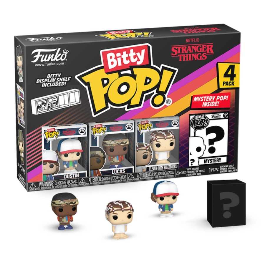 Stranger Things Dustin Bitty 4 Pack Funko POP! Vinyl