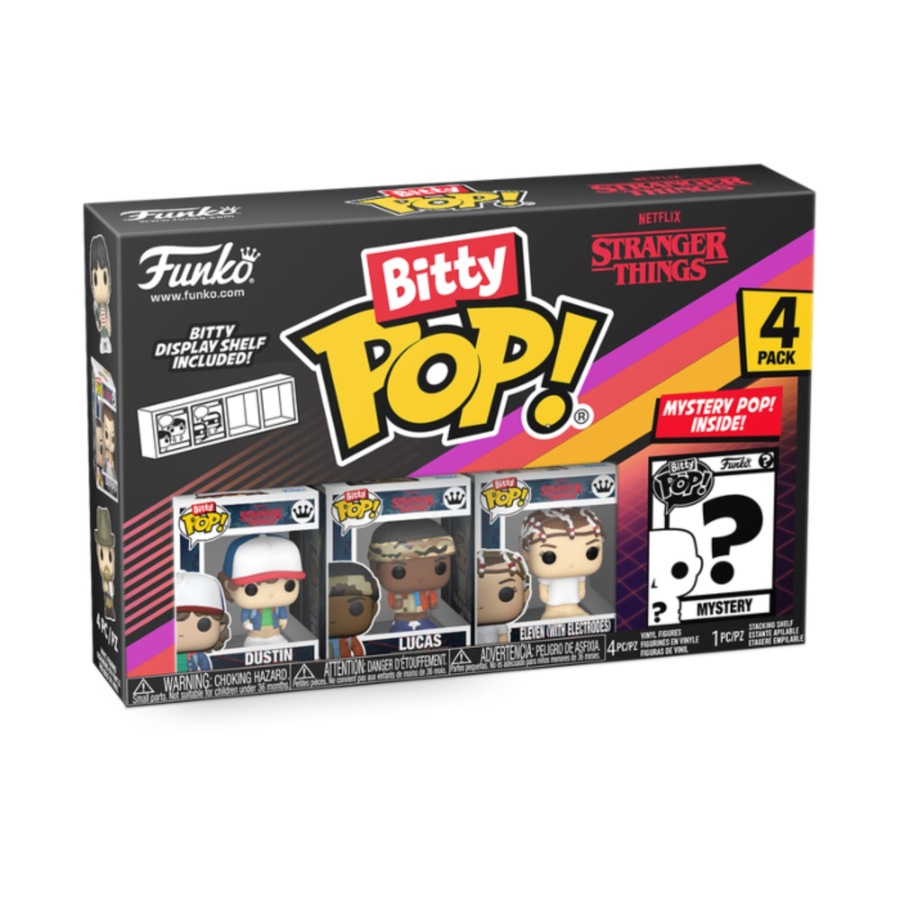 Stranger Things Dustin Bitty 4 Pack Funko POP! Vinyl