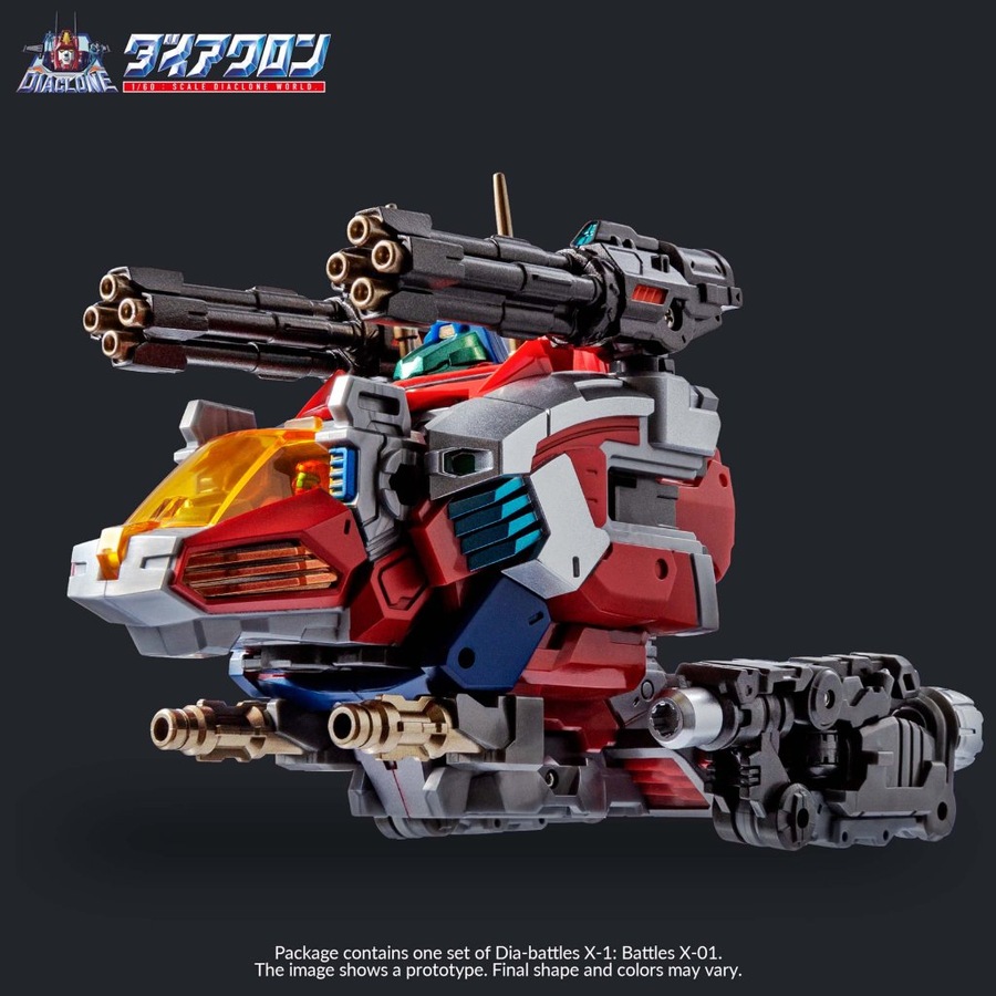 Takara Tomy Diaclone Dia-Battles X-1 Battles X-01 Altered Bullet Module Combat Machine