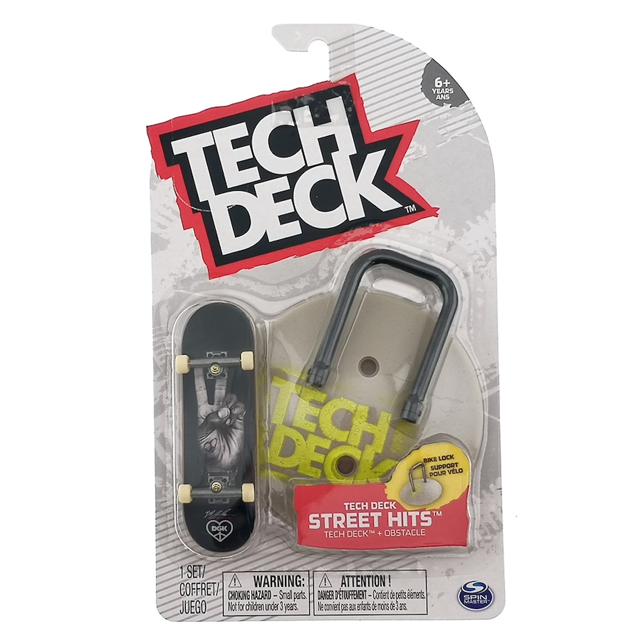 Tech Deck Street Hits Tech Deck + Bike Lock Support