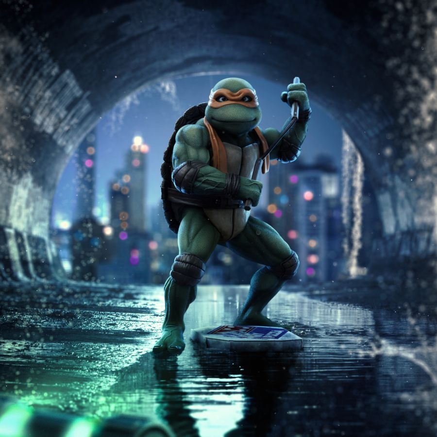 Teenage Mutant Ninja Turtle 90s Michelangelo 1:10 Scale Statue