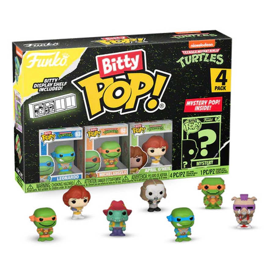 Teenage Mutant Ninja Turtles Leonardo 4 Pack Funko Bitty POP! Vinyl