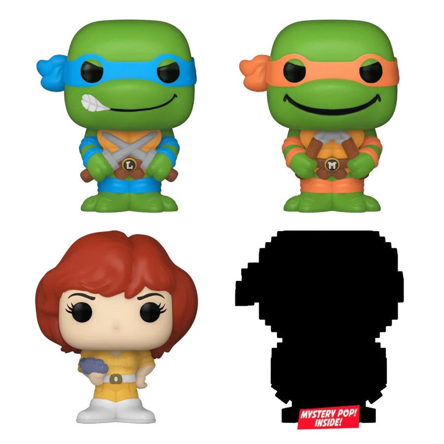 Teenage Mutant Ninja Turtles Leonardo 4 Pack Funko Bitty POP! Vinyl