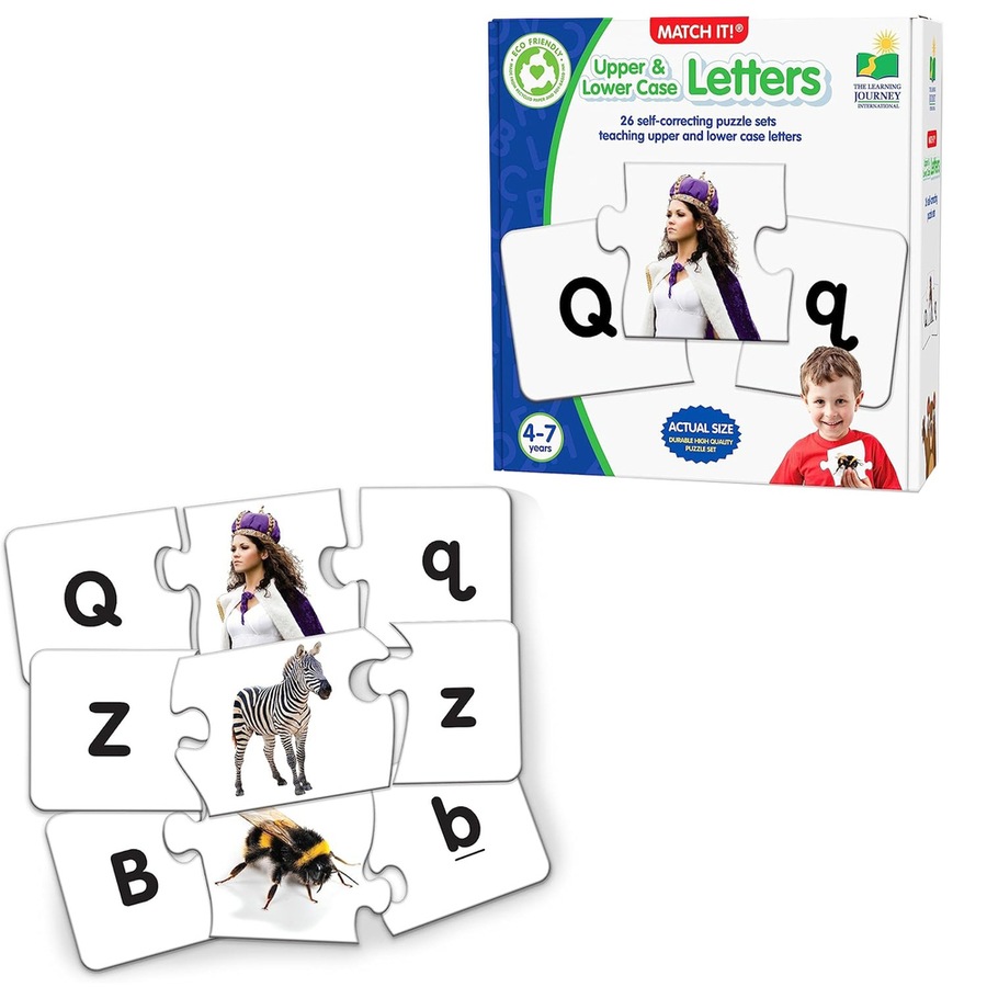 Edrs Letters Buy The Learning Journey Match It Upper and Lower Case Letters ...