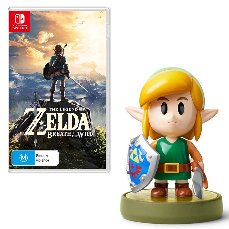 Buy The Legend of Zelda: Breath of the Wild with Links Awakening Amiibo ...