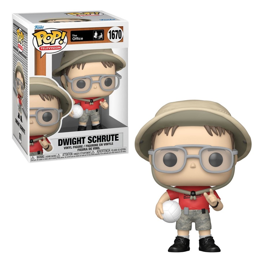 The Office Dwight Schrute With Volleyball Funko POP! Vinyl