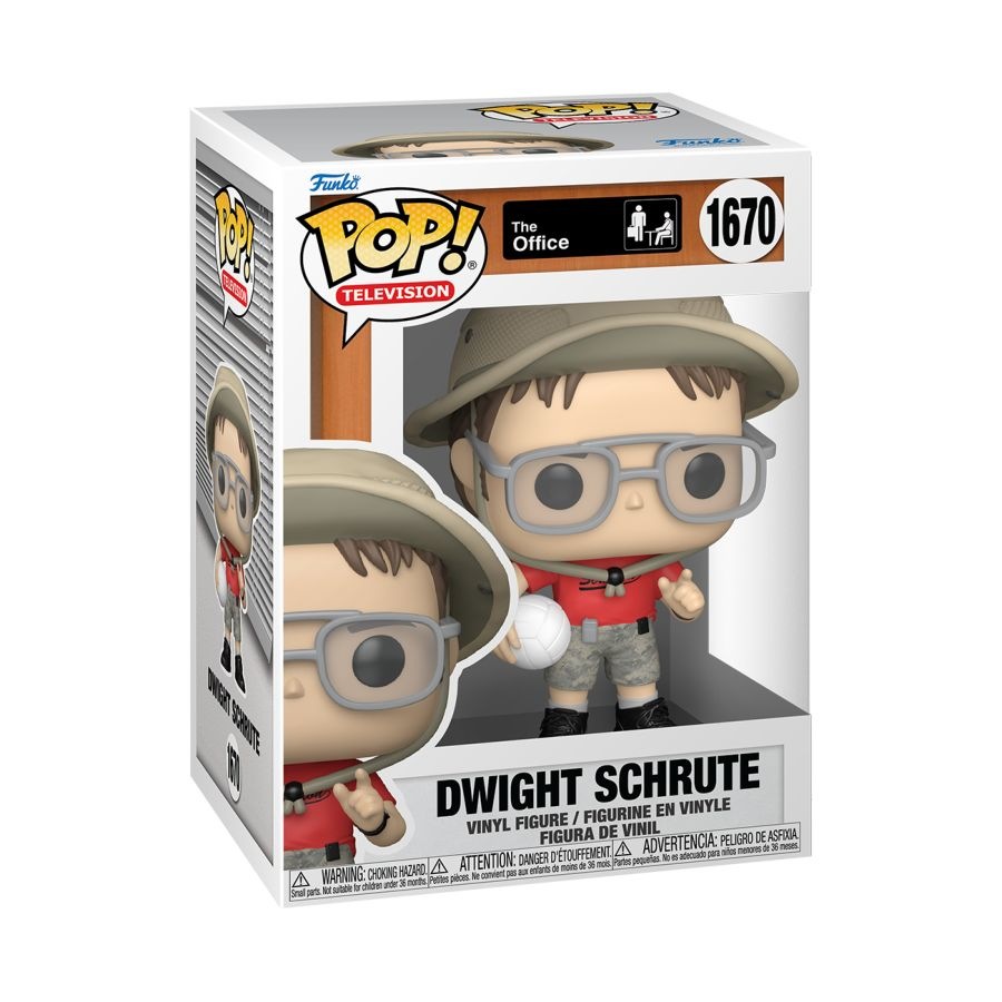 The Office Dwight Schrute With Volleyball Funko POP! Vinyl