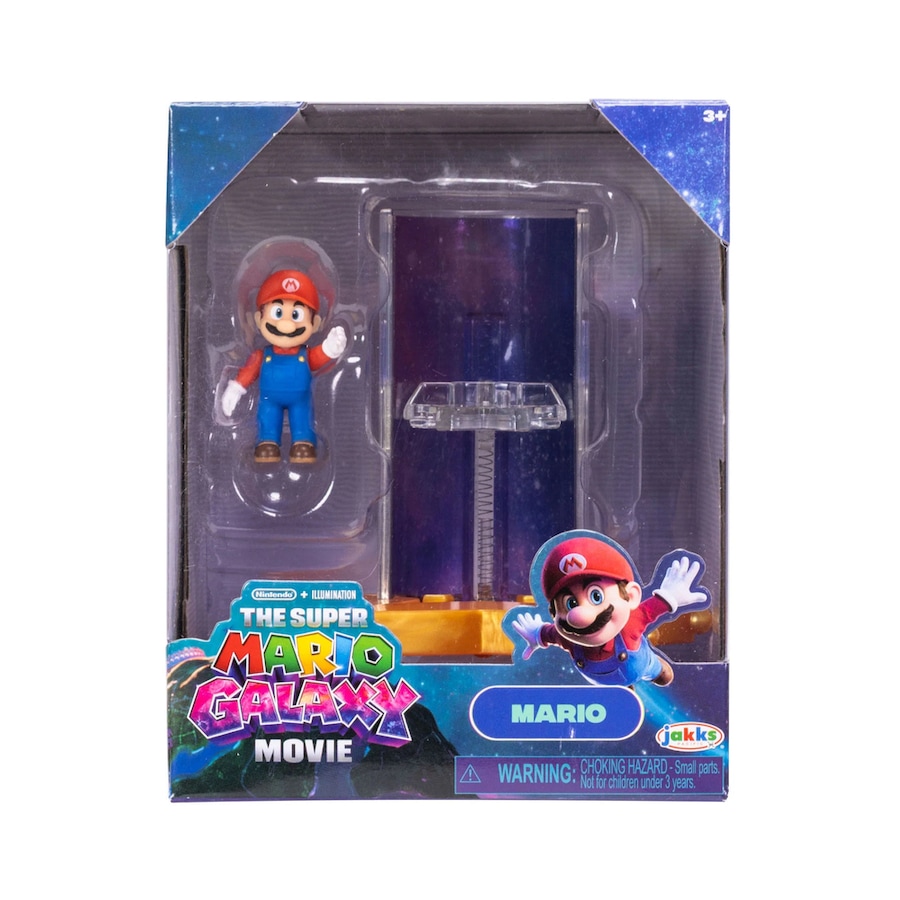 The Super Mario Galaxy Movie Mario Mini Figure with Star Launcher