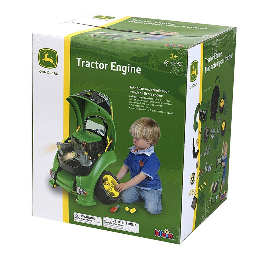 Theo Klein John Deere Kids Mechanic Tractor Engine