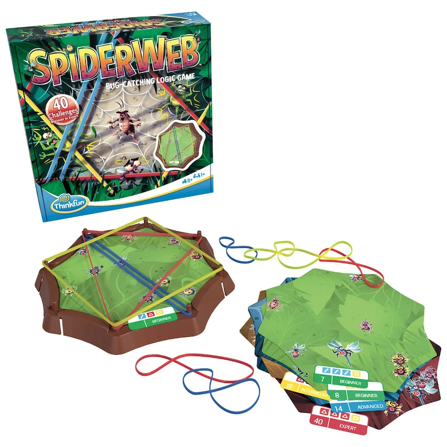 ThinkFun Spider Web Bug-Catching Logic Game
