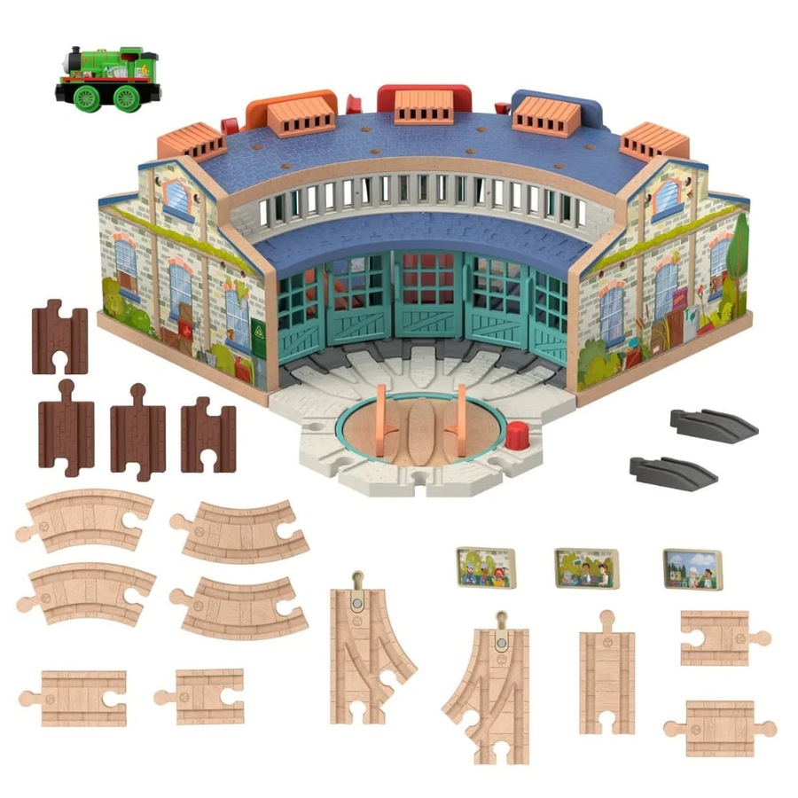 Thomas and Friends Wooden Railway Tidmouth Sheds Starter Train Set