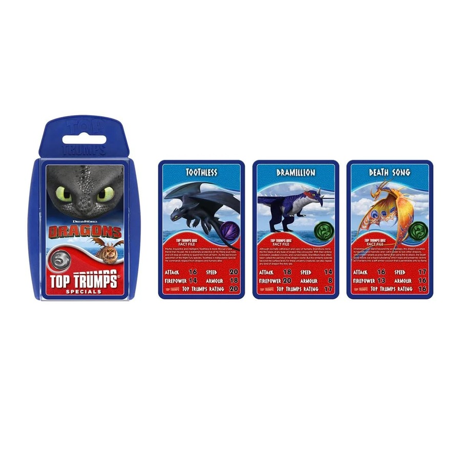 Top Trumps Specials Dreamworks Dragons Card Game