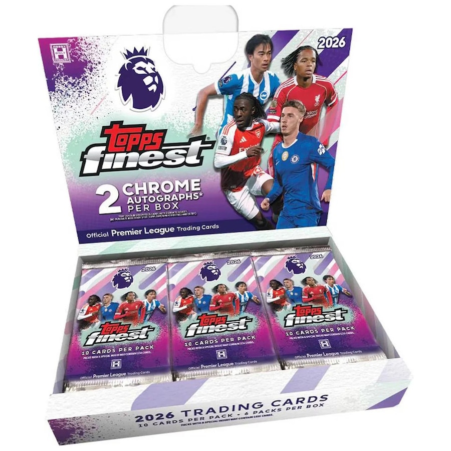 Topps 2025/2026 Finest Premier League EPL Soccer Hobby Box