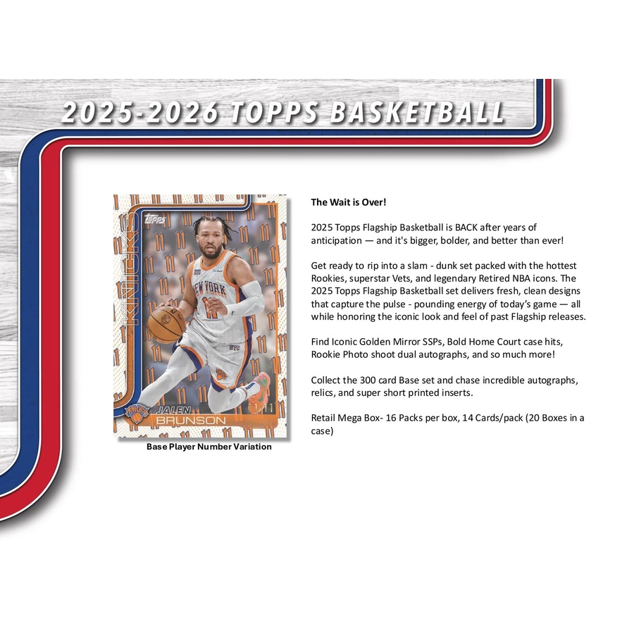 Topps 2025/2026 NBA Basketball Mega Box