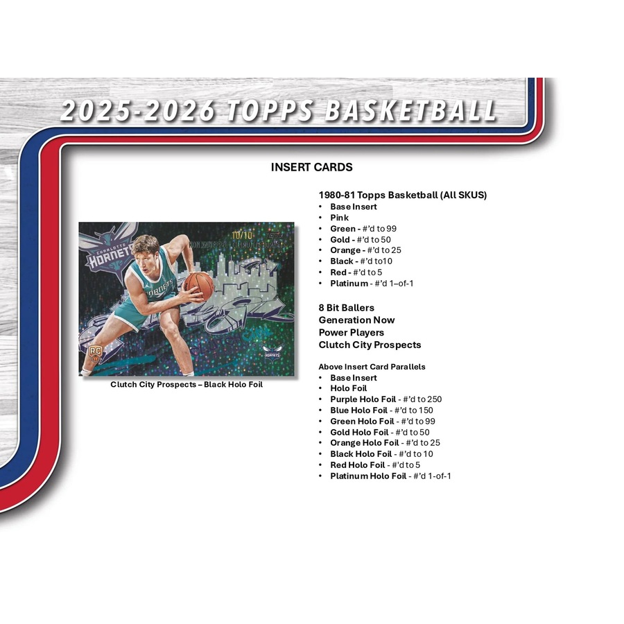 Topps 2025/2026 NBA Basketball Mega Box