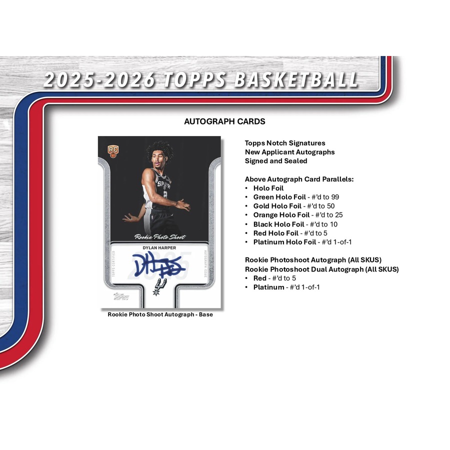 Topps 2025/2026 NBA Basketball Mega Box