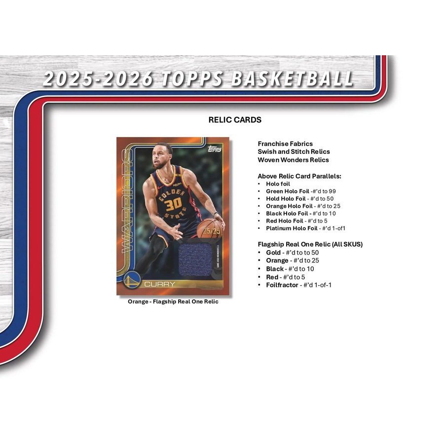 Topps 2025/2026 NBA Basketball Mega Box