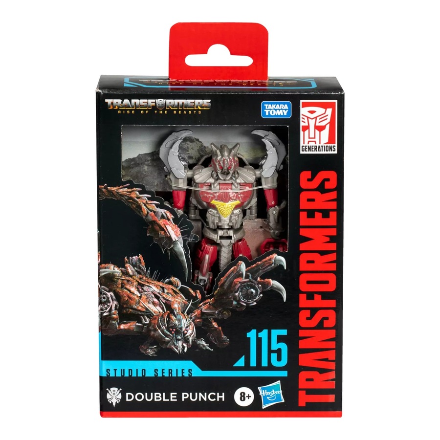 Transformers Studio Series Deluxe Class Transformers: Rise of the Beasts 115 Double Punch Action Figure