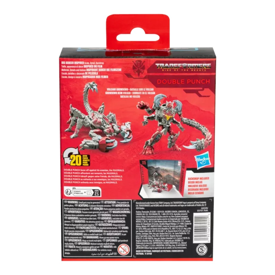Transformers Studio Series Deluxe Class Transformers: Rise of the Beasts 115 Double Punch Action Figure