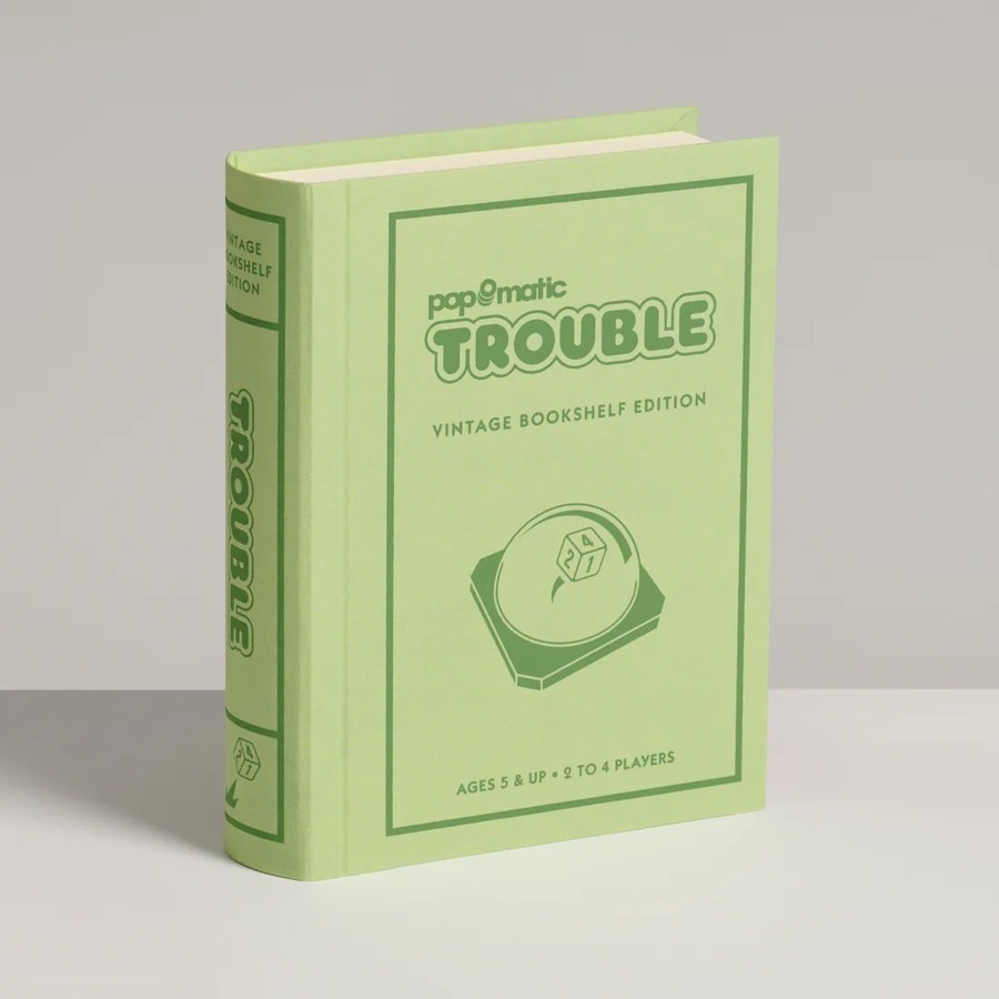 Trouble Vintage Bookshelf Edition Board Game