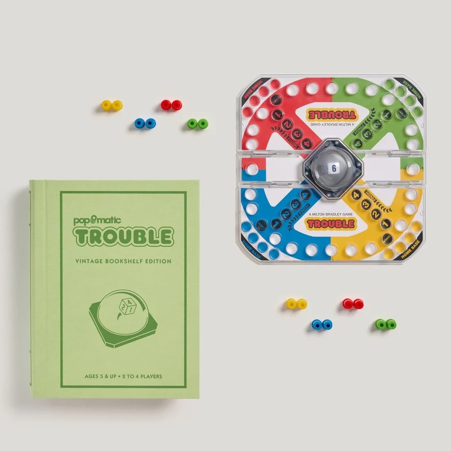 Trouble Vintage Bookshelf Edition Board Game
