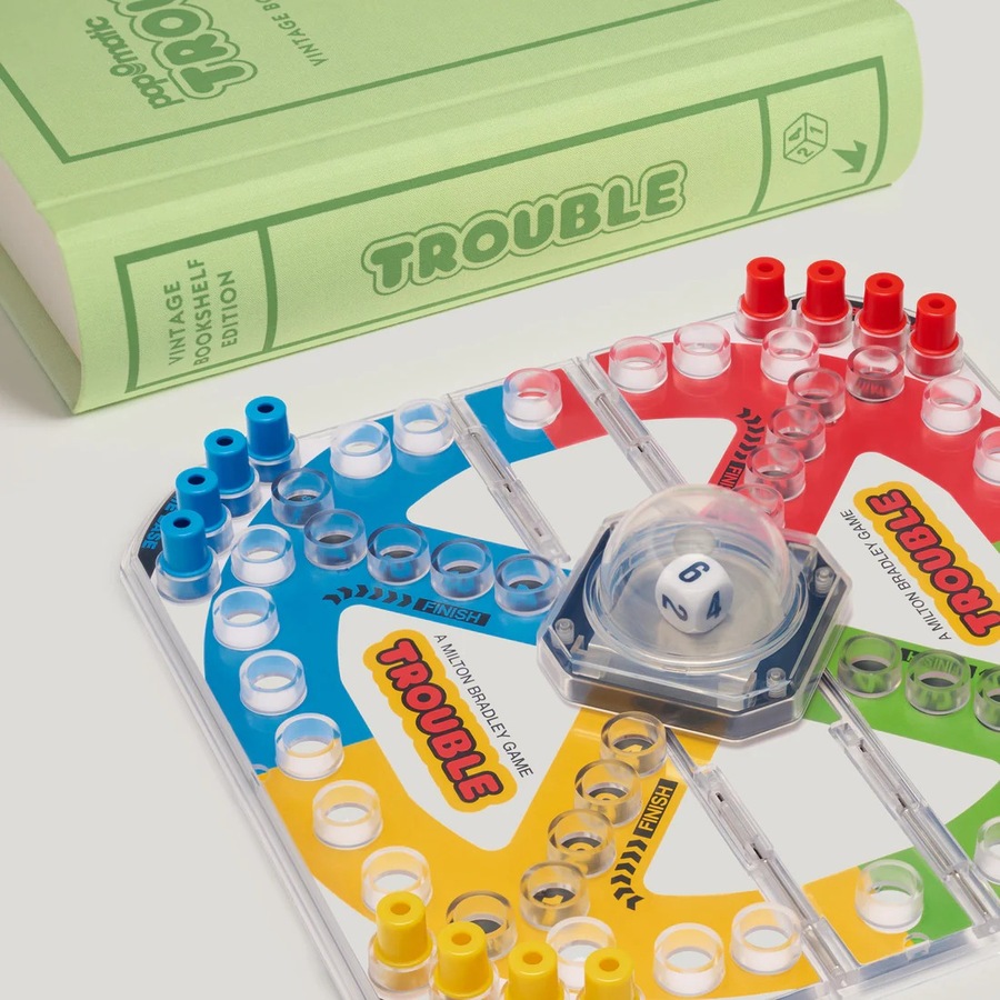 Trouble Vintage Bookshelf Edition Board Game