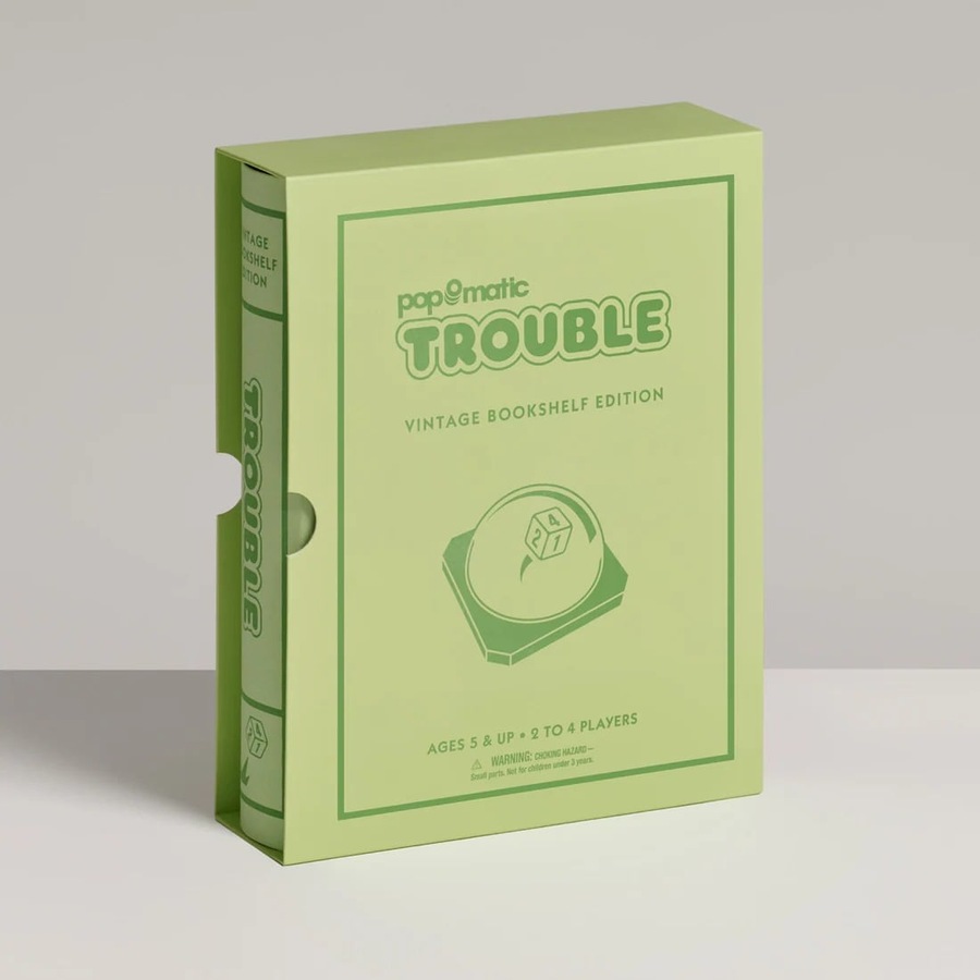 Trouble Vintage Bookshelf Edition Board Game