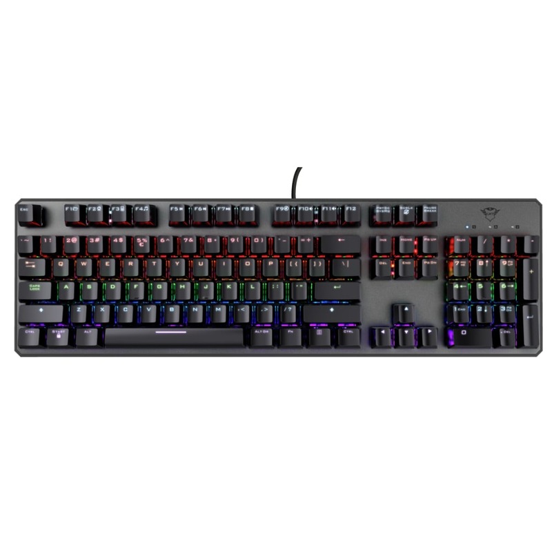 Buy Trust GXT865 Asta Wired RGB Gaming Keyboard - MyDeal