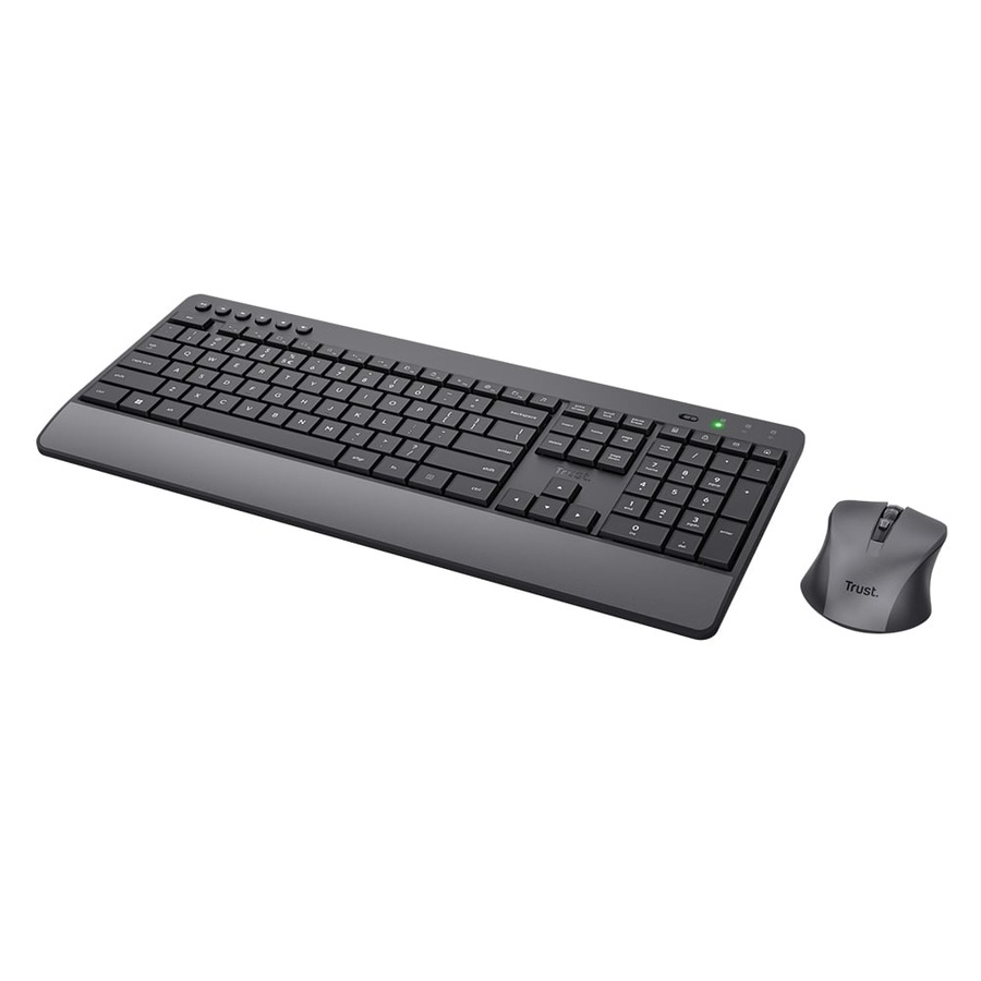 Trust Trezo Comfort Wireless Keyboard and Mouse Set (Black)