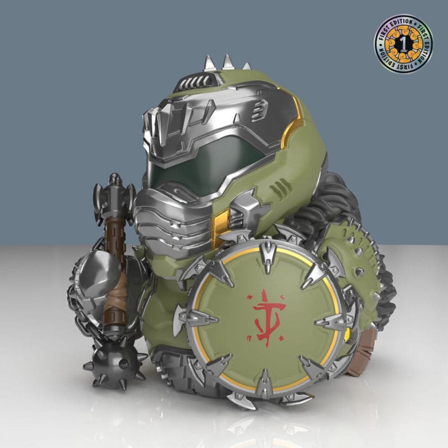 TUBBZ Doom The Dark Ages Doom Slayer First Edition Cosplaying Duck Figure