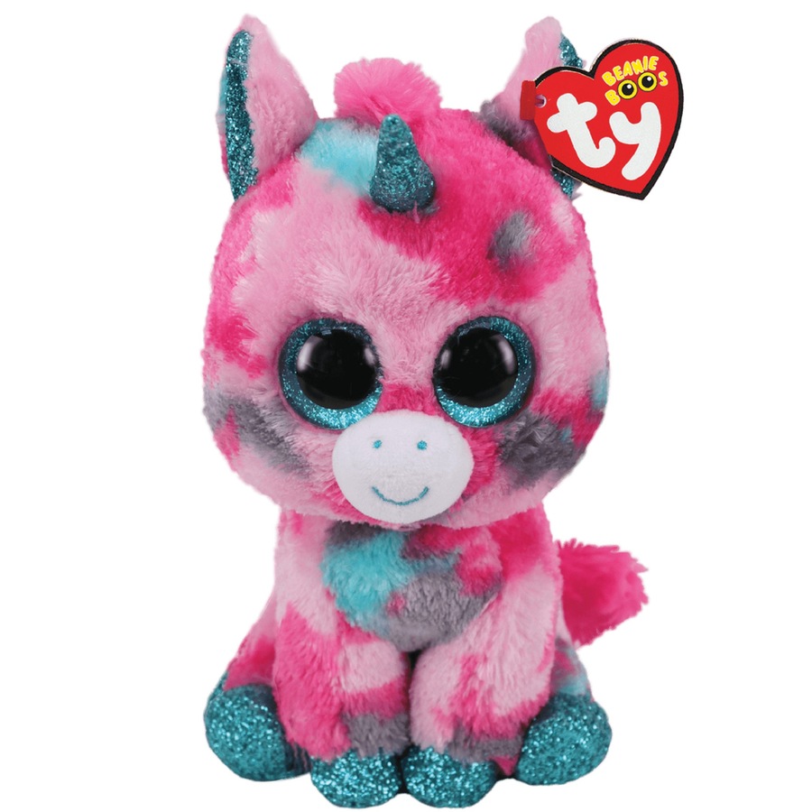 TY Beanie Boos Regular Gumball the Pink Unicorn Plush