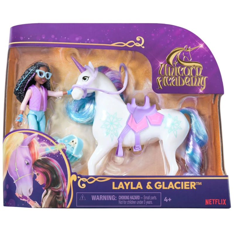 Buy Unicorn Academy Layla and Glacier Small Doll - MyDeal