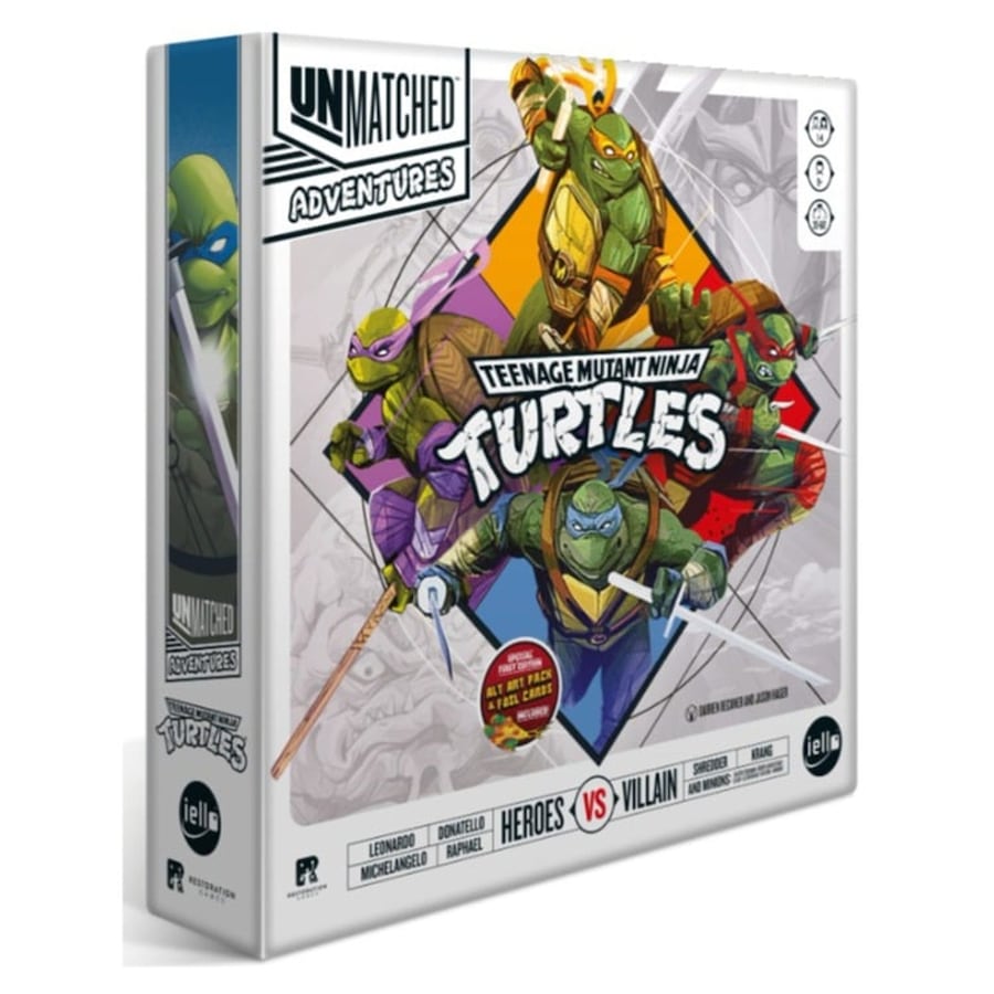 Unmatched Adventures: Teenage Mutant Ninja Turtles Pizza-Rama Edition Board Game