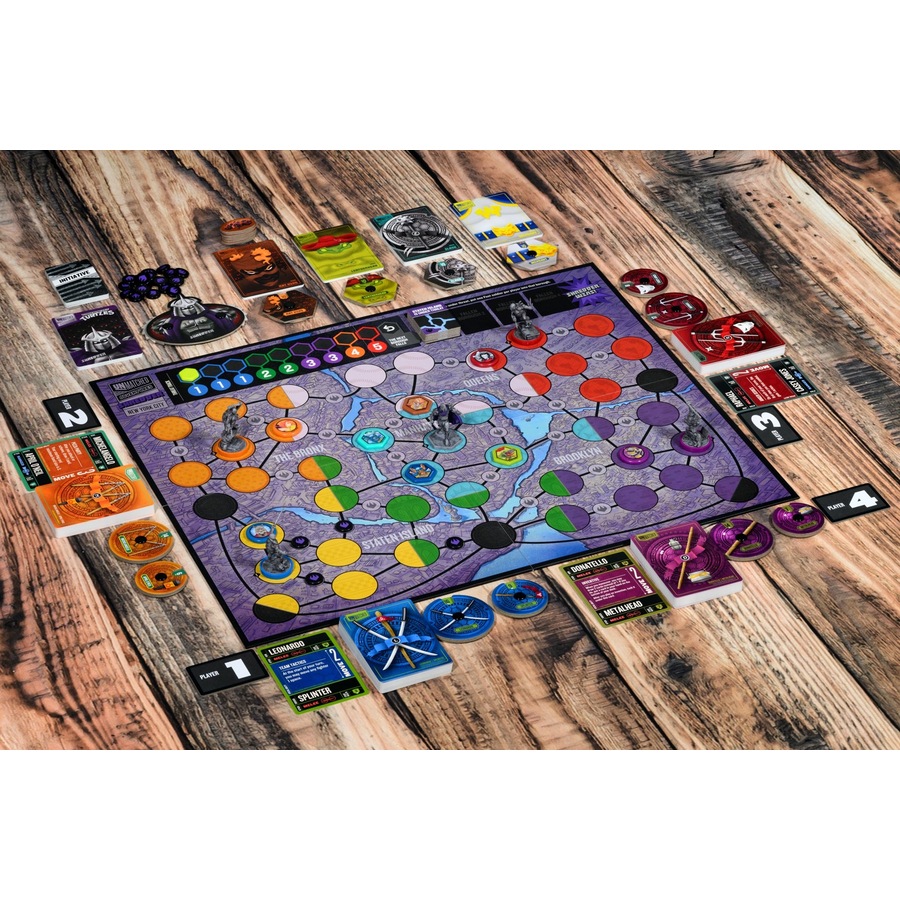 Unmatched Adventures: Teenage Mutant Ninja Turtles Pizza-Rama Edition Board Game