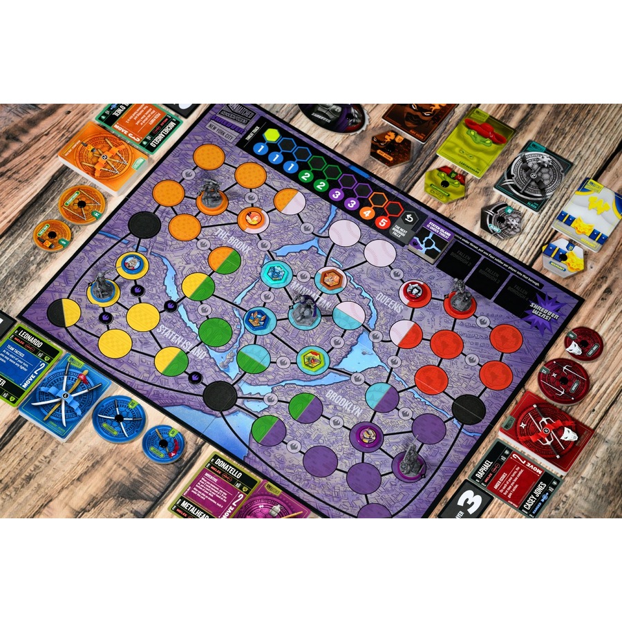 Unmatched Adventures: Teenage Mutant Ninja Turtles Pizza-Rama Edition Board Game